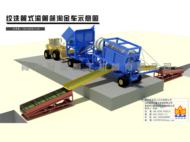 振动溜槽淘金设备