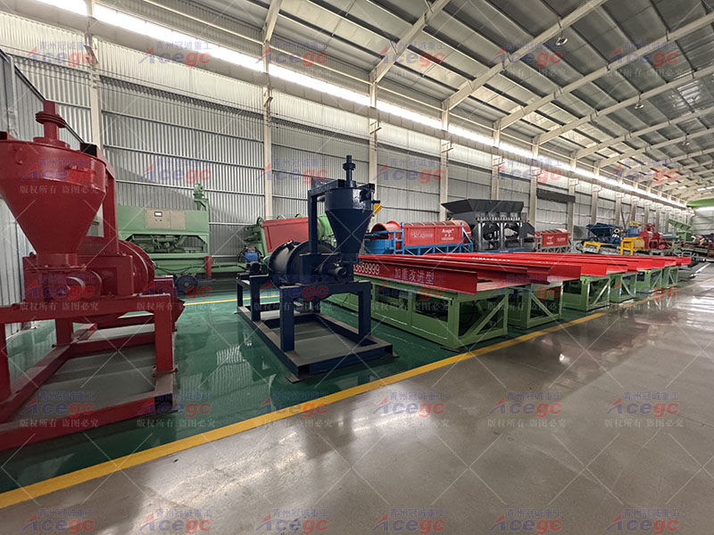 金矿提取溜槽选矿设备生产线